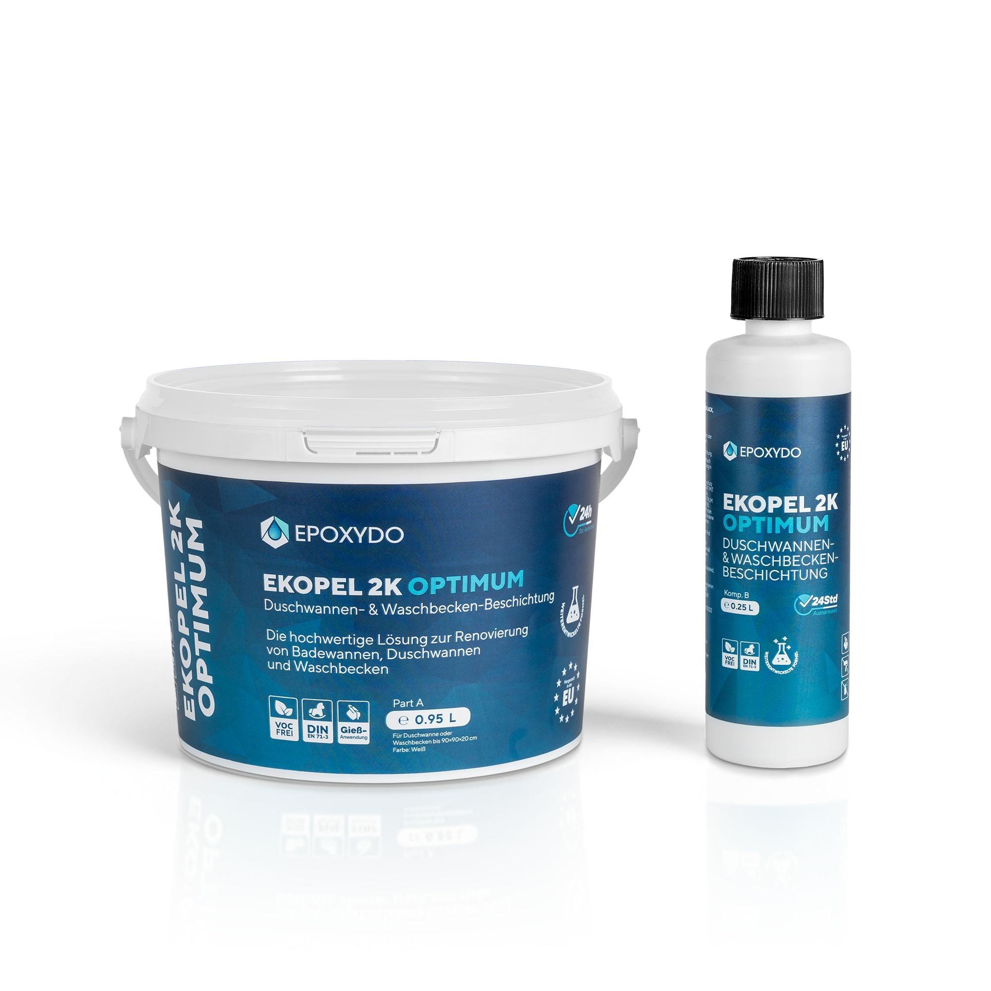 ekopel 2k ekopel roll on badewanne neu beschichten beschichtung neu auftragen neu gestalten streichen weiß wanne fliesen badewannenlack set von frei epoxydo